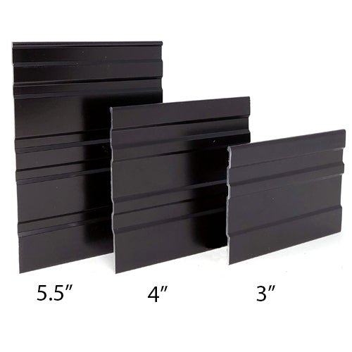 Black Aluminum Landscape Edging - 10153 - 8' x 1/8” x 3” Black DuraFlex - 120LF per Carton